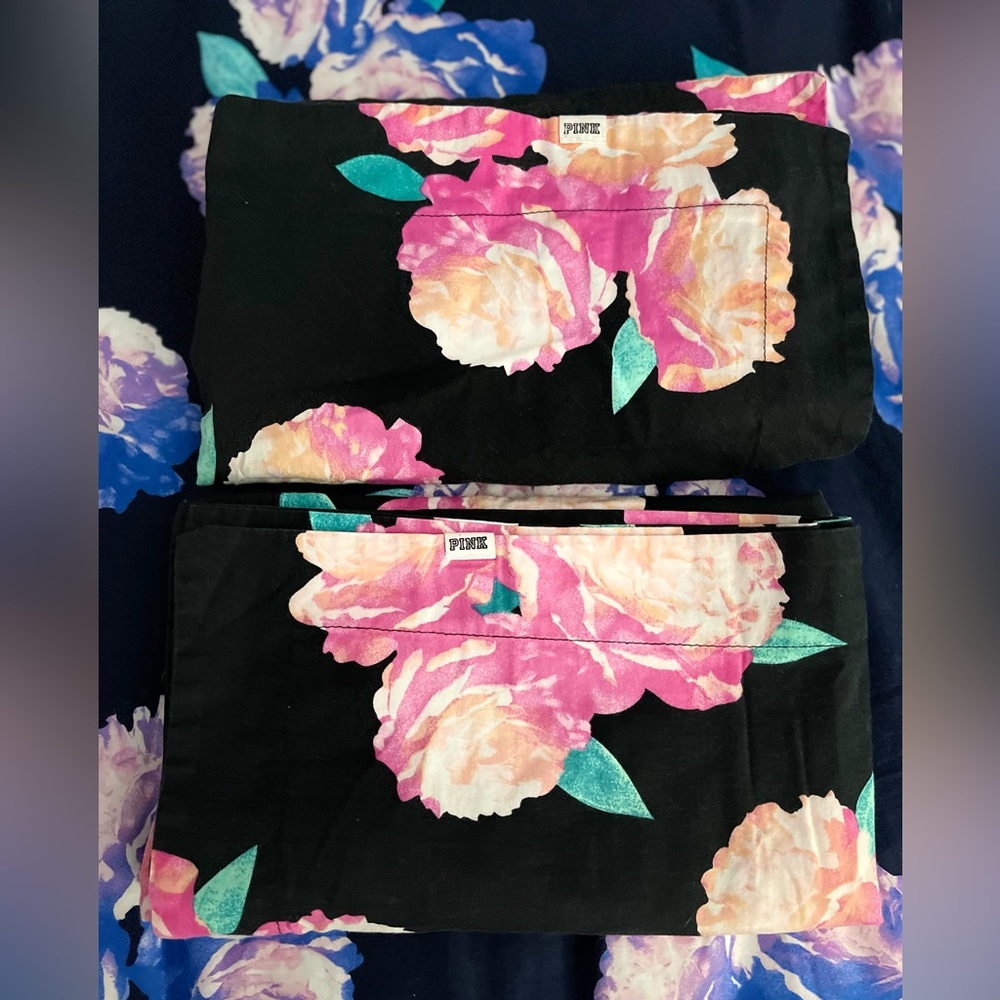 VS PINK Floral Pillowcases RESERVED